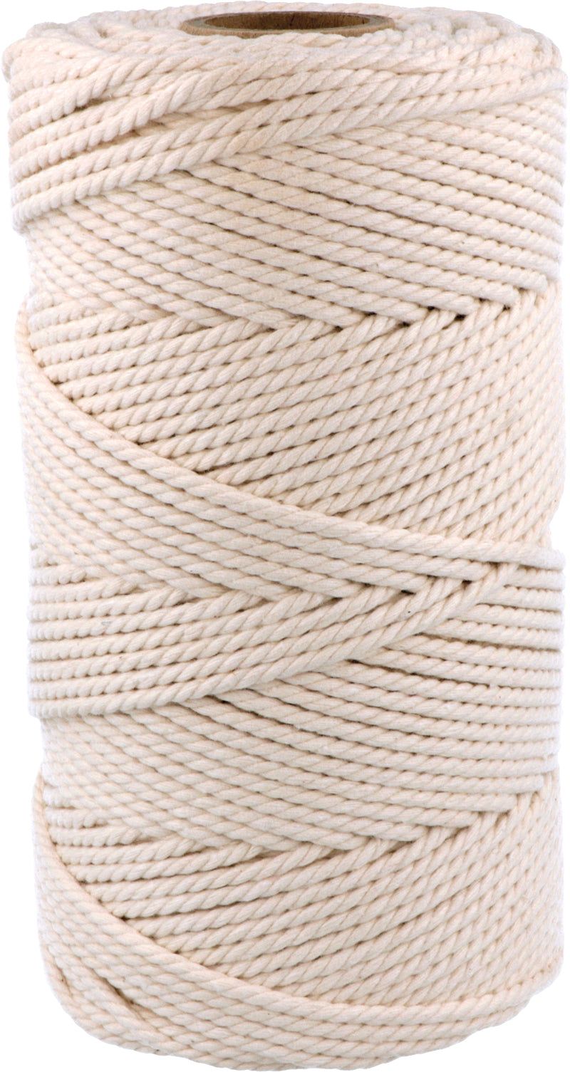 Corde coton écru 3 mm x 60 m - 250gr