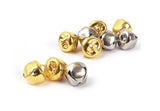 Lots de 10 grelots or/argent