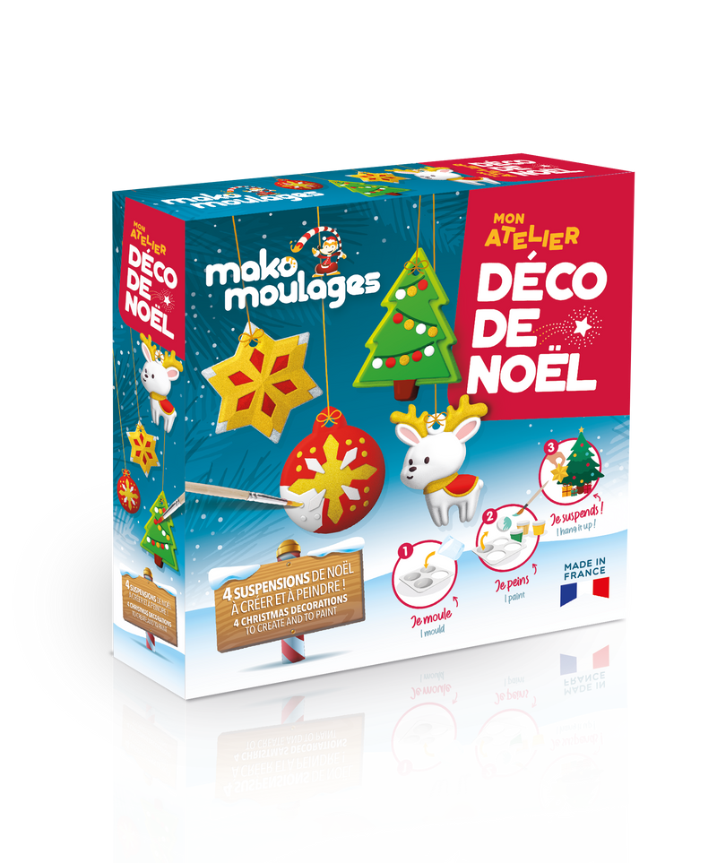 Kits de moulage "Mon Atelier Déco de Noël"
