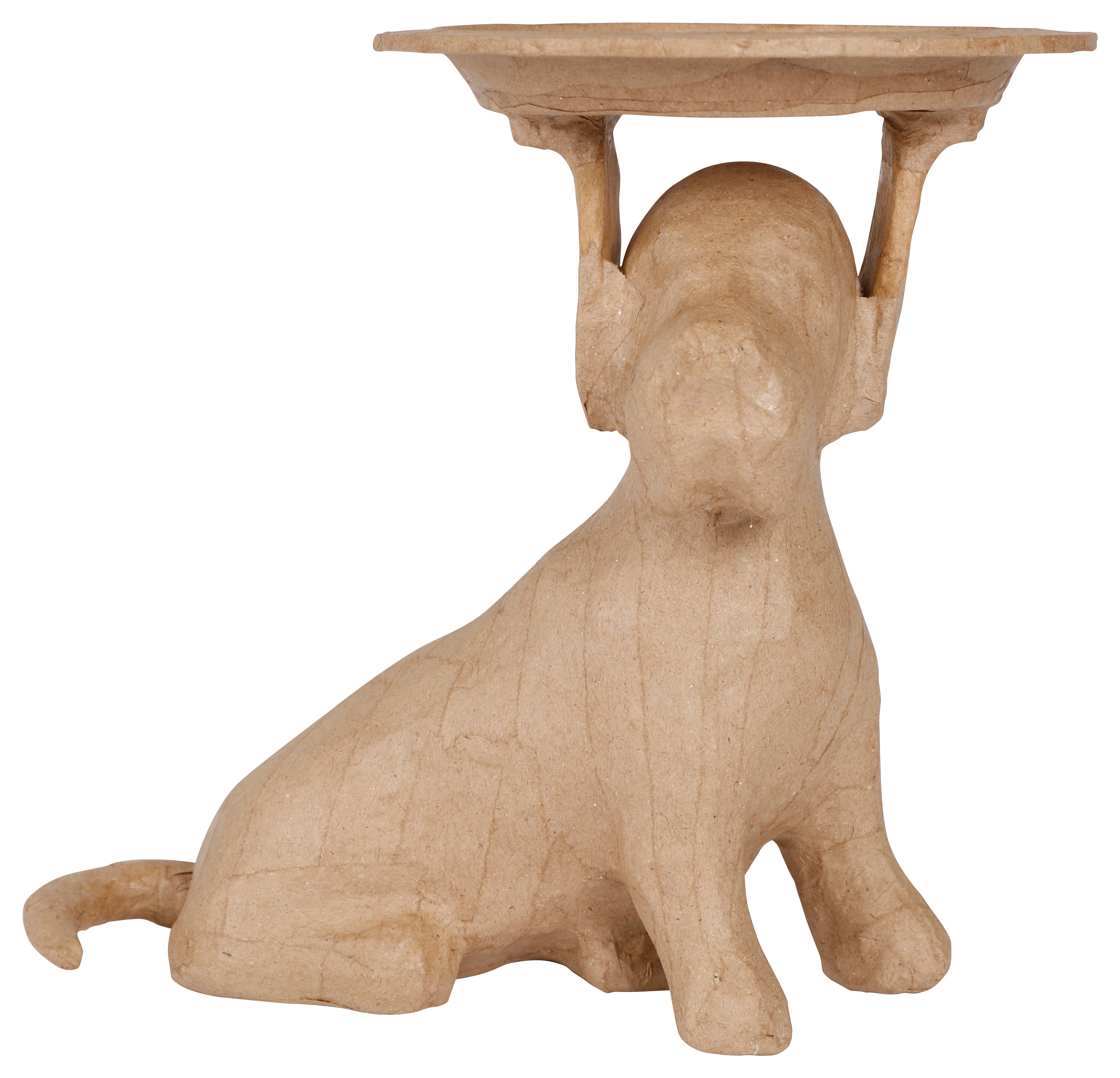 Tête de chien en papier Sculpture par Ecogami