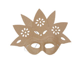 Papier mâché déco Masque fleur