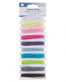 Ficelles en coton 10 couleurs 10x3m