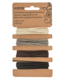 Elastiques 4x3m; Ø 1mm beige/gris/brun/noir