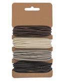 Elastiques 4x3m; Ø 2mm beige/gris/brun/noir