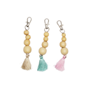 Porte-clé mousqueton argent 3,2 cm - X10