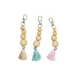 Porte-clé mousqueton argent 3,2 cm - X10