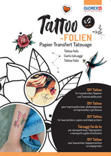Papier transfert tatouage A4 - 2 feuilles