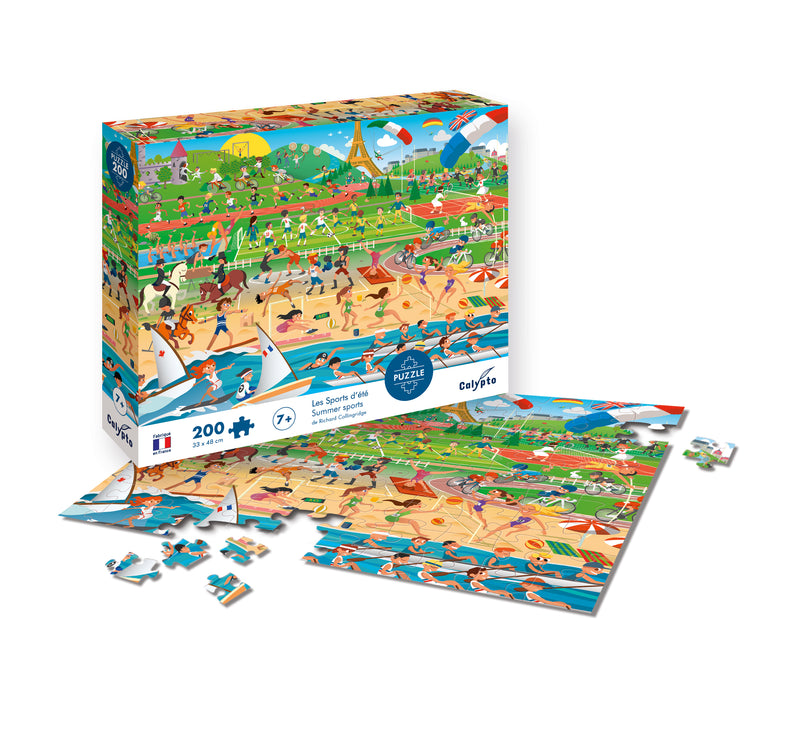 Puzzle 200 pièces - Les sports d'été