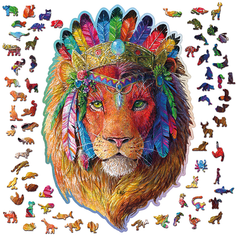 Puzzle lion mystique 505 pièces