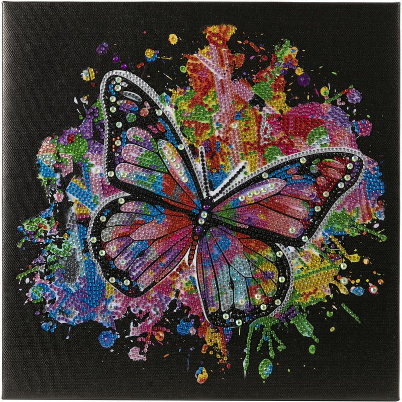 Kit Canvas Crystal Art : Papillon