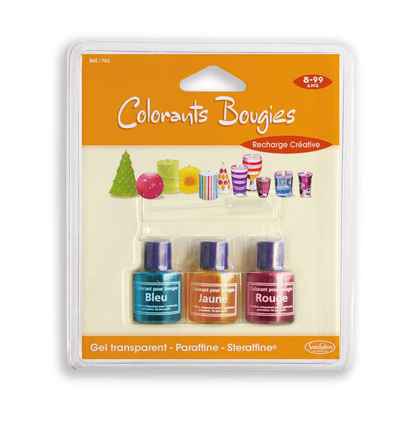 Colorants pour bougie (x3)