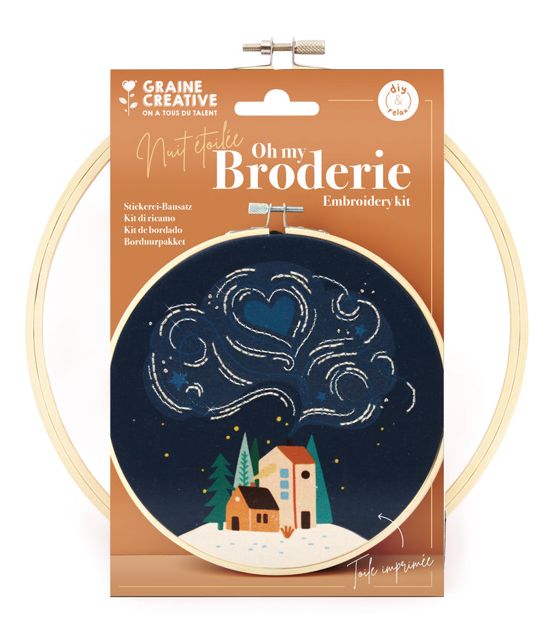 Kit broderie Nuit étoilée