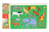 Grille à dessiner - longueur 26,5 cm - safari