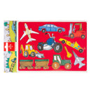 Grille à dessiner - 315 x 200 mm - véhicules