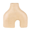 Papier mâché déco Vase double-pieds