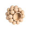 Papier mâché déco Bougeoir rond