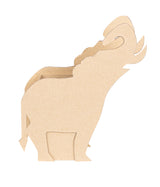 Papier mâché déco Pot à crayons éléphant