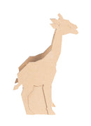 Papier mâché déco Pot à crayons girafe