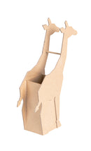 Papier mâché déco Pot à crayons girafe