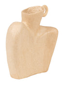 Papier mâché déco Vase épaules femme