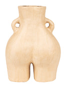 Papier mâché déco Vase hanches femme