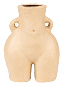 Papier mâché déco Vase hanches femme