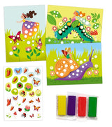 Boîte créative pâte à modeler & gommettes thème Fées
