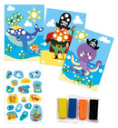 Boîte créative pâte à modeler & gommettes thème Pirates