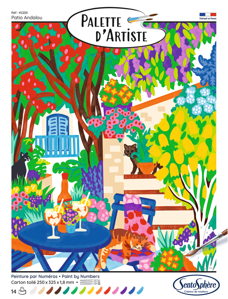 Peinture par numéro : Patio Andalou