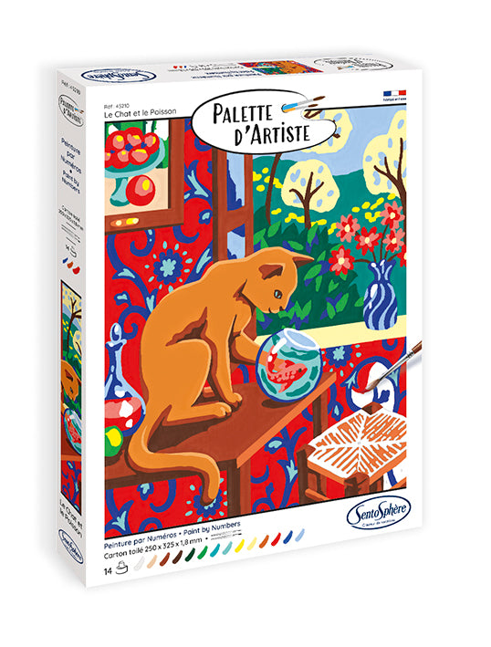 Peinture par numéro : Chat Poisson