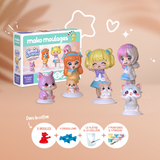 Kit moulage Mes amis Kawaii
