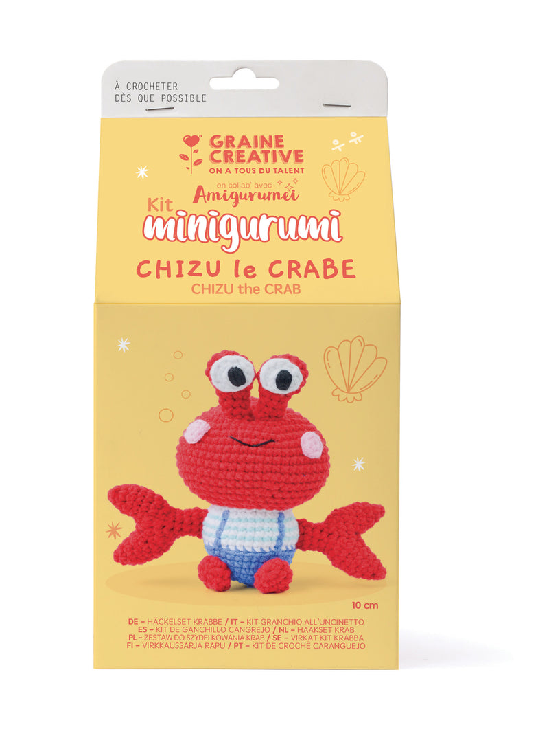 Kit minigurumi crabe