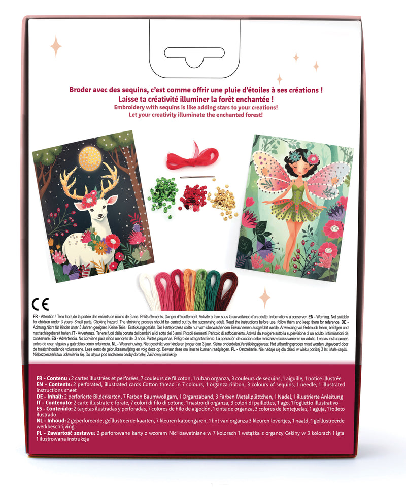 Kit à broder Forêt enchantée