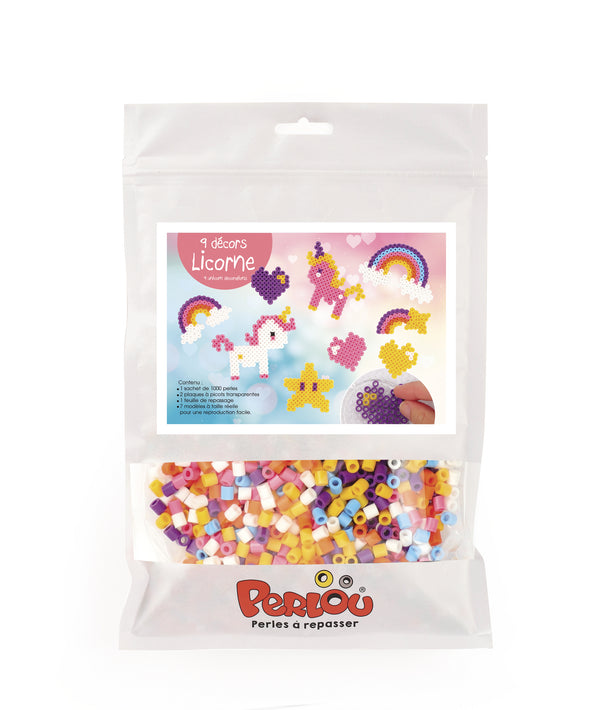 Kit Perlou Licorne arc-en-ciel (1000 perles)