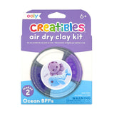 Kit de pâte à modeler auto-durcissante Ooly Creatibles Ocean BFFs - Dam