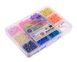 Kit perles Heishi pastel 1000 pièces - Glorex