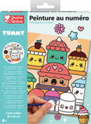 Peinture au numéro 18 x 22 cm "Gâteaux Kawaii  " - Graine Créative
