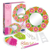 Kit miroir mosaïque fleurs - Sentosphère