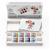 Peinture aquarelle Cotman Winsor & Newton 8 1/2 godets "Portrait"
