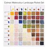 Peinture aquarelle Cotman Winsor & Newton 8 1/2 godets "Paysage"