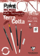 Bloc Paint-On encollé - 20 feuilles - 250gr/m² - A5