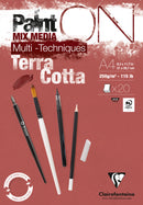 Bloc Paint-On encollé - 20 feuilles - 250gr/m² - A4