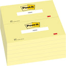 Notes Post-it® Jaune, 76 x 127 mm