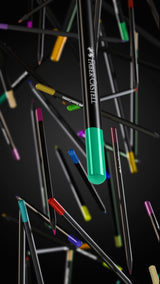 Boîte métal de 12 Crayons de couleurs Black Edition