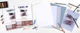 Bloc papier dessin 160gr 20FL MI-TEINTES® 32 x 41 collé petit côté - Gris froid