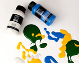 Set de 6 couleurs de 118 ml de peinture acrylique fine Basics Fluid LIQUITEX