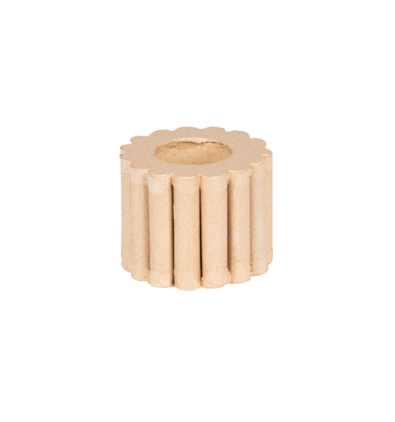 Bougeoirs twisty papaier mâché pour décoration décoptach
