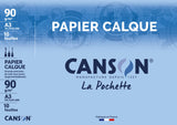 Pochette Canson calque A3 90g 10 feuilles