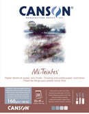 Bloc papier dessin 160gr 20FL MI-TEINTES® 32 x 41 collé petit côté - Gris froid