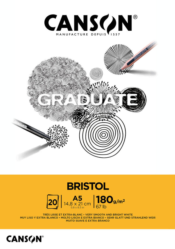 Bloc Bristol Graduate - 20 Feuilles
